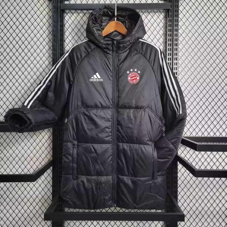 AAA Quality Bayern Munich 23/24 Cotton Coat - Black/White